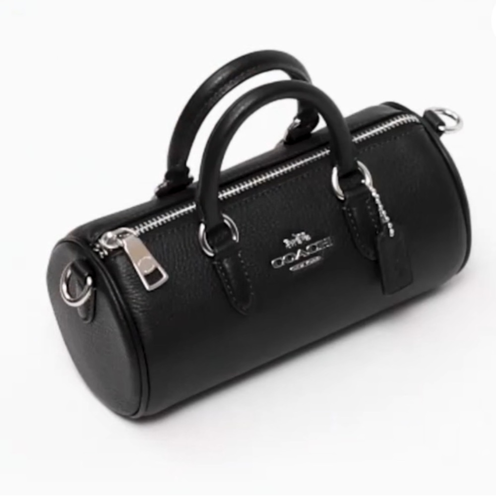 NWT Black COACH Barrel Mini Crossbody or Mini Purse - Picture 2 of 7